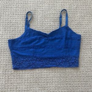 Decree Blue Lace Bralette
